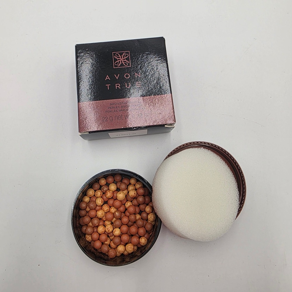 Avon True Color Bronzing Pearls Bronzed 22g 0.78oz New in Box Made in Italy